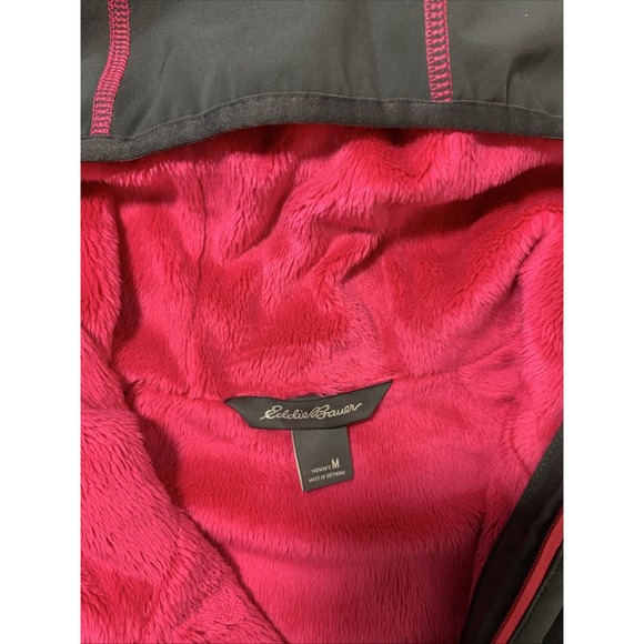Dark Gray Eddie Bauer Fleece Lined Jacket Womens Medium - Picture 3 of 6